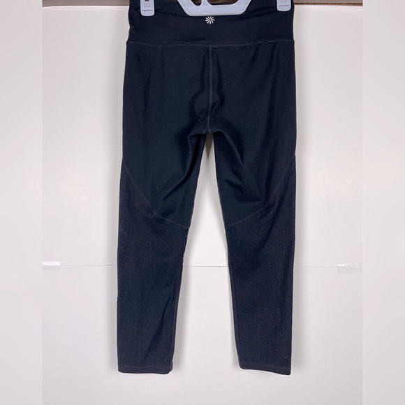Athleta Black Mesh Leggings Size Small - Picture 5 of 13